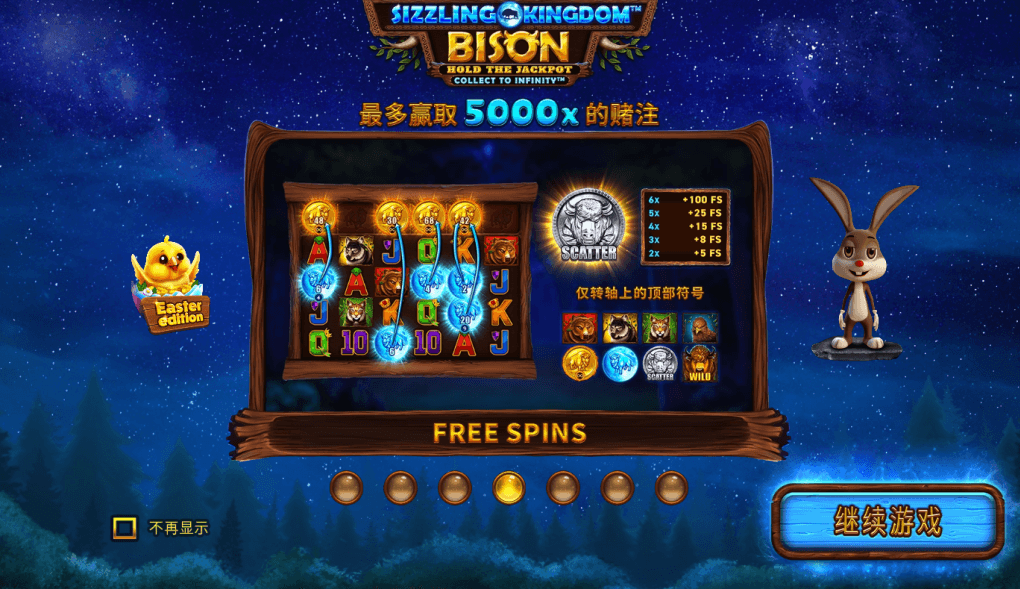 QT電子老虎機遊戲介紹《熾焰帝國:金牛復活節版》